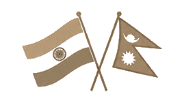 Indo-Nepal Bilateral Meet flags
